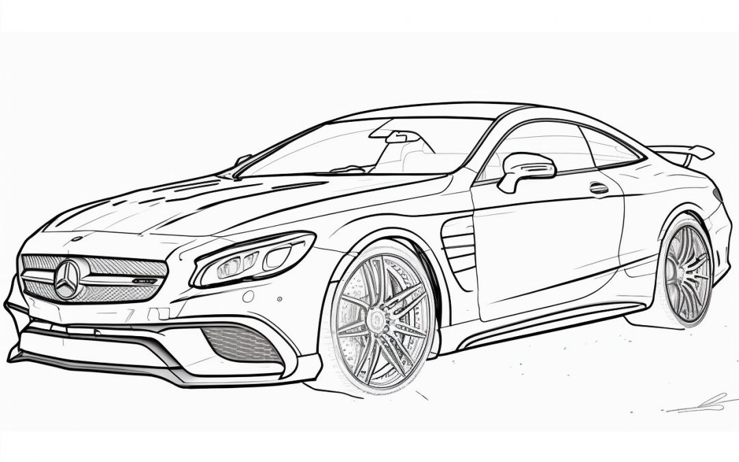 omalovánky auta – mercedes