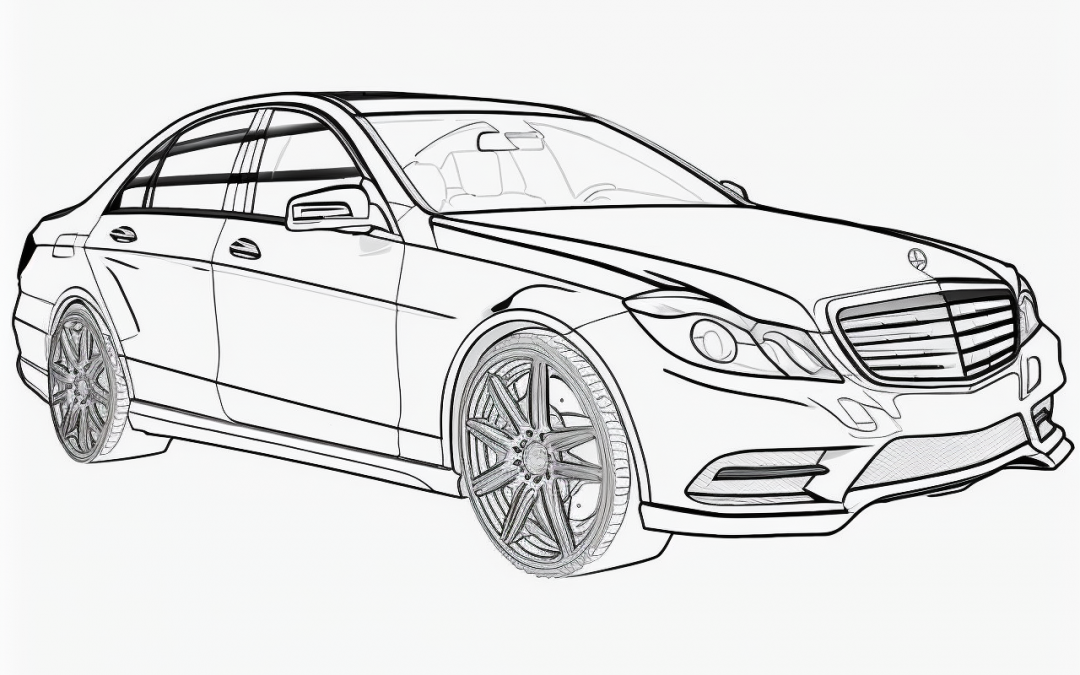 omalovánky auta – mercedes2