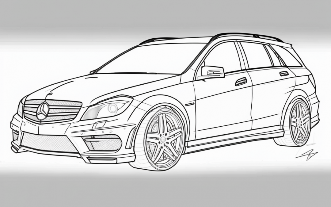 omalovánky auta – mercedes3