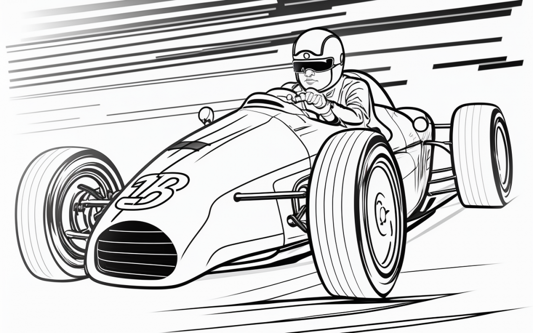 omalovánky závodní formule 1