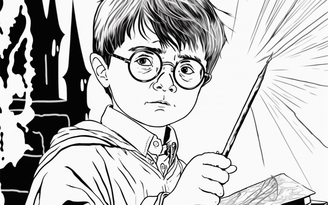 Harry Potter s hůlkou