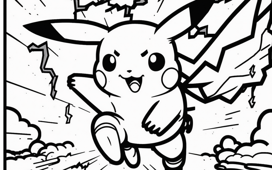 Pikachu běží