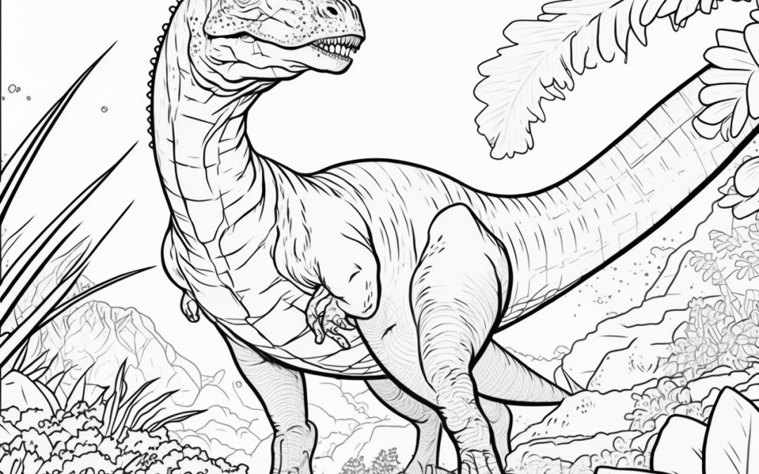 Omalovánky  dinosaurus