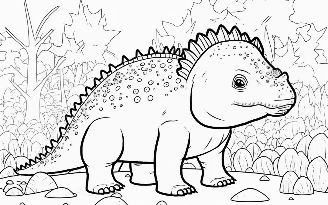 omalovánky Ankylosaurus