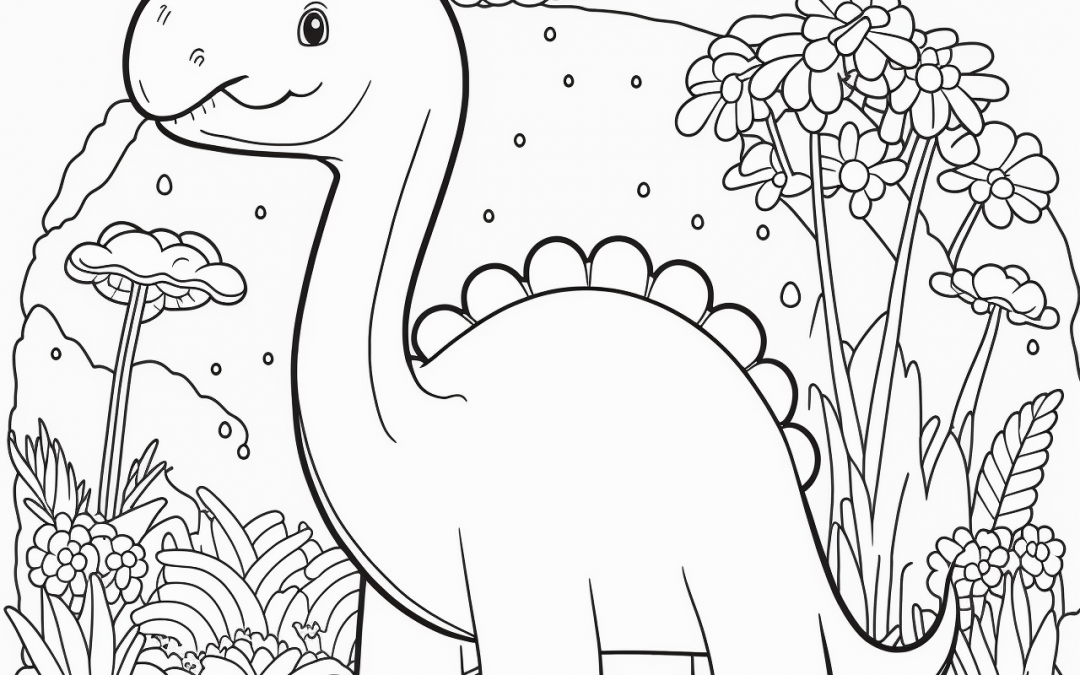 omalovánky brontosaurus1