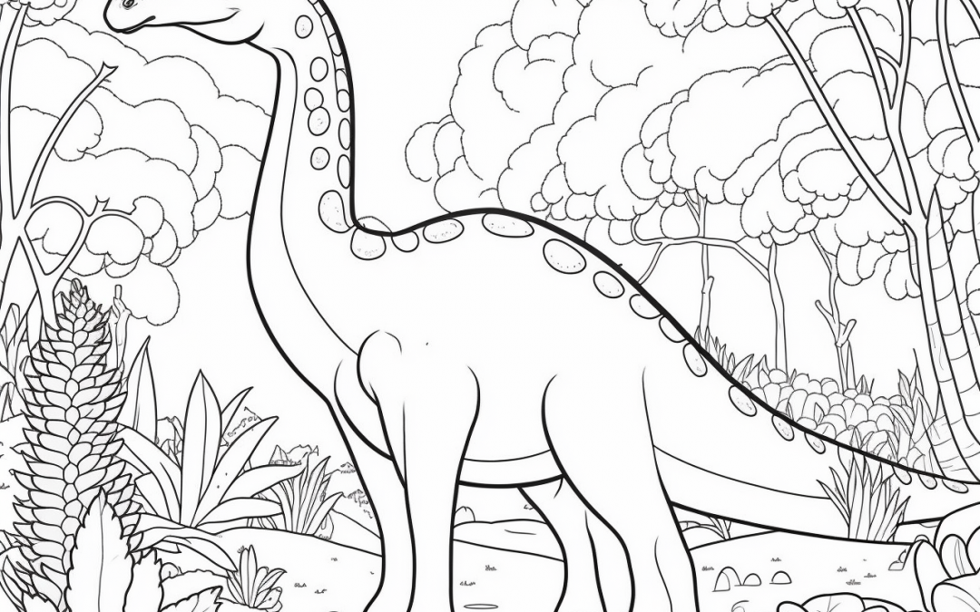 omalovánky diplodocus