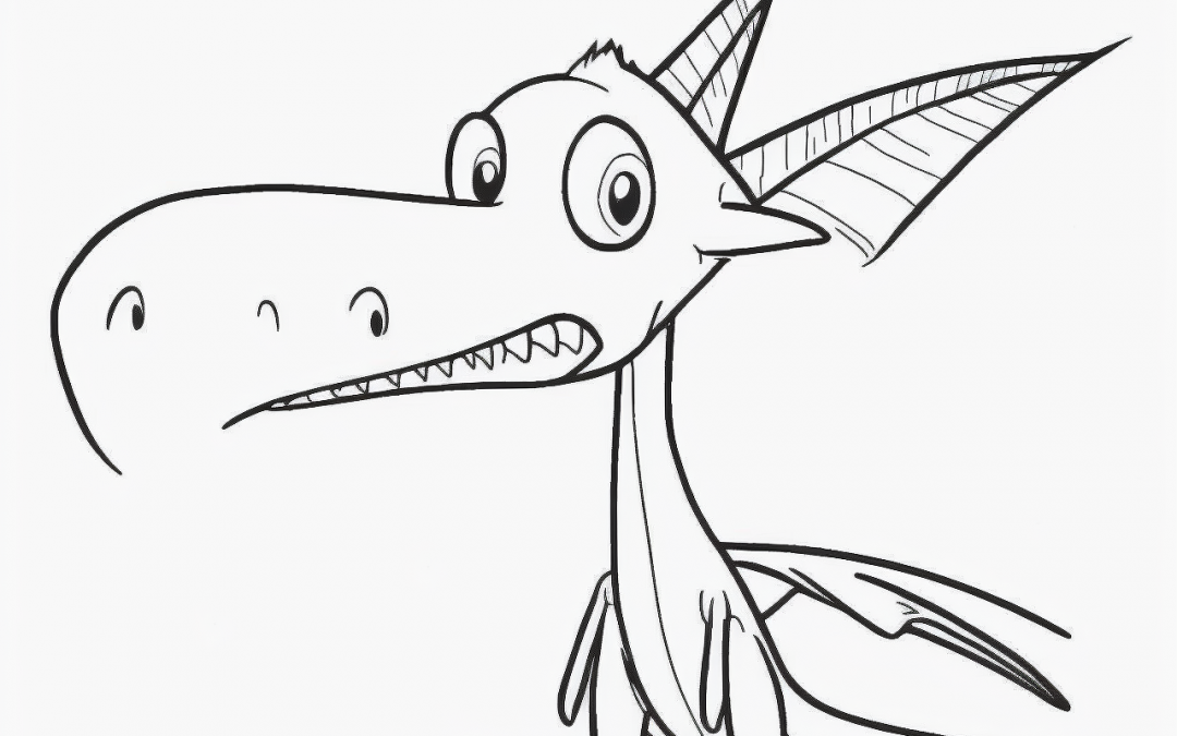 omalovánky pterodactylus